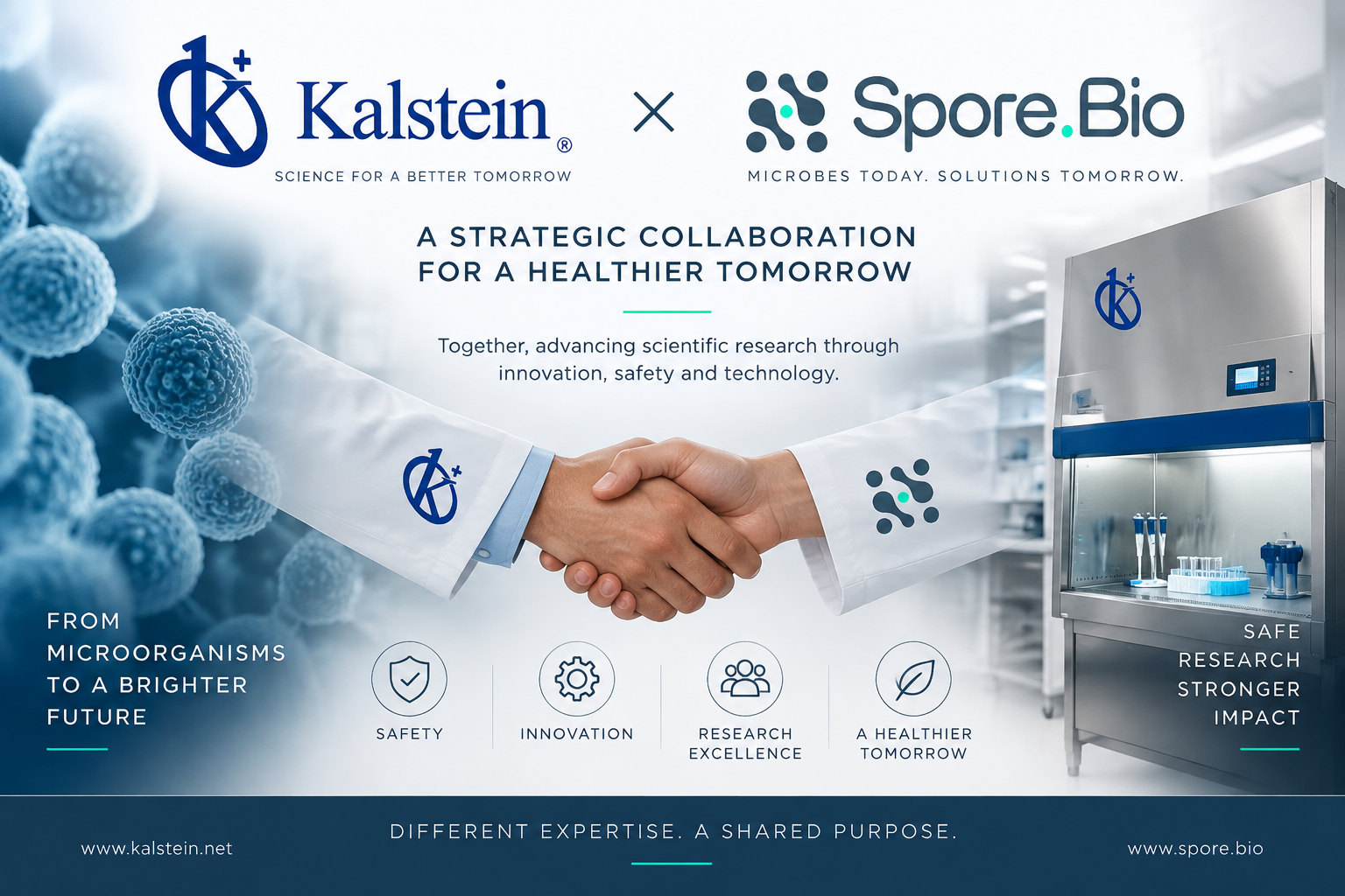 🧬 Kalstein & Spore.Bio: Una colaboración para impulsar la innovación en investigación biológica