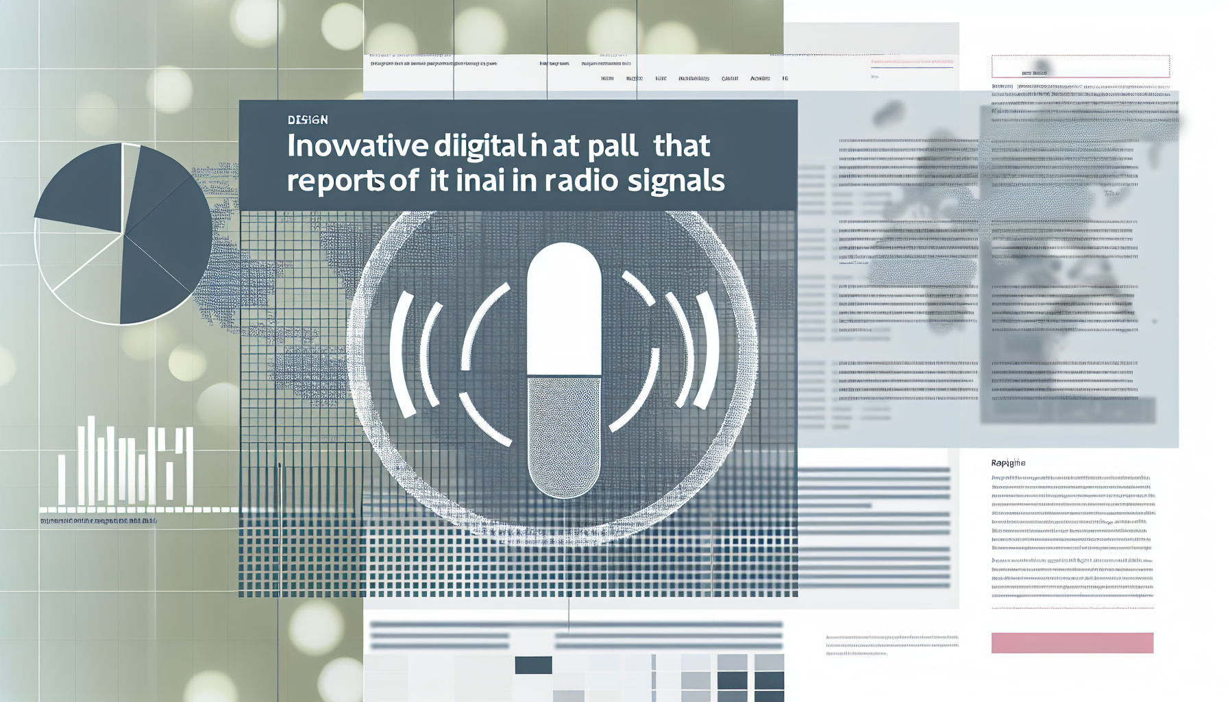 Innovadora pastilla que informa sobre su ingesta mediante señales de radio